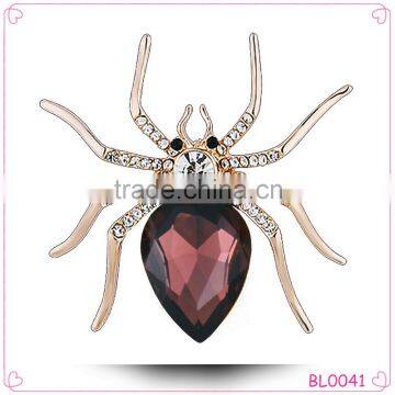 2015 Fashion Rose Gold Lady Cheap Wedding Brooches Realistic Brooch