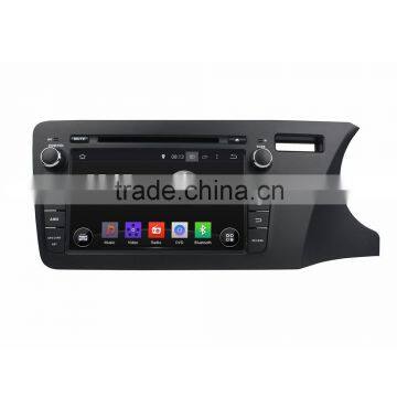 DVD gps navigation system car dvd player for Honda City 2014 8inch