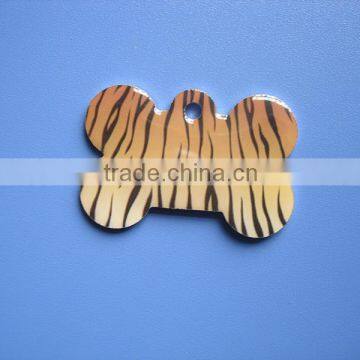 Cute Tiger Personalized Animal Print Pet Dog Name ID Tag Pet Tags