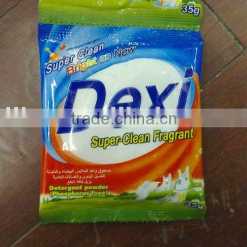 30g sachet package high active washing powder