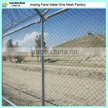 China 50*50mm Electro-galvanized,hot-galvanized, Anti-Aging Playground suppliers Galvanized Chain Link Fence