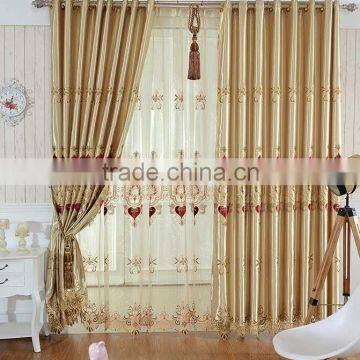 Luxury European style curtains embroidered full shading curtain custom finished Jane simple living room bedroom curtain cloth                        
                                                Quality Choice