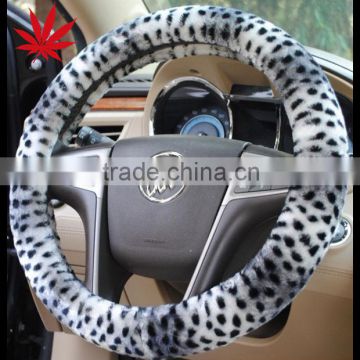 leopard steering wheel cover