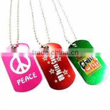 promotional black dog tags for people