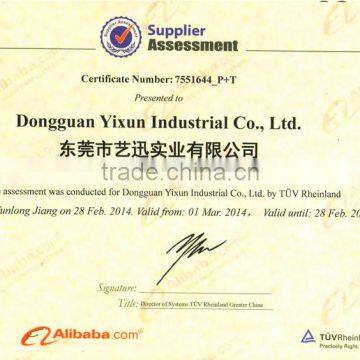 Supplier Assessment Certificated