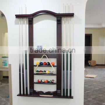 TB luxury high-grade solid wood customize billiard pool cue rack