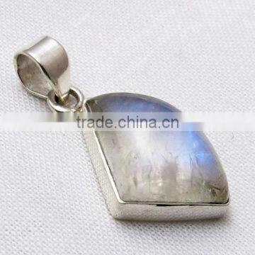 Amazing !! Rainbow Moonstone 925 Sterling Silver Pendant, 925 Sterling Silver Jewelry, Handmade Silver Jewelry