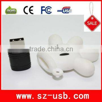 Bulk cheap novelty cartoon shaped pvc material customised usb2.0 drive