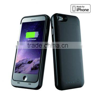 2016 New Trend Unique Design MFi Battery Power Bank Case for Iphone 6 External Battery Cover Supplier's Choice