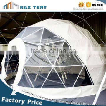 Geodesic dome tent Event dome tent White PVC cover White gazebo for sale