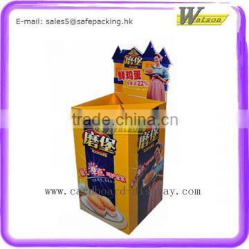Promotion Dump Bin Paper Floor Supermarket Food Display