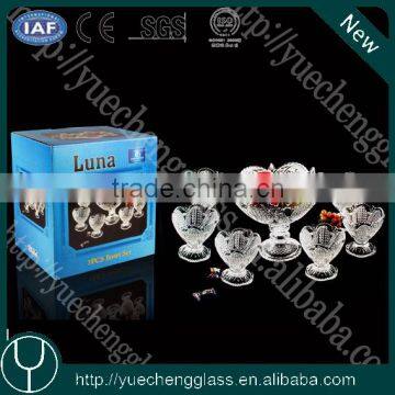 cheap machine made clear salad bowl wholesale