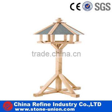 hot sale slate stone and wooden cage for bird