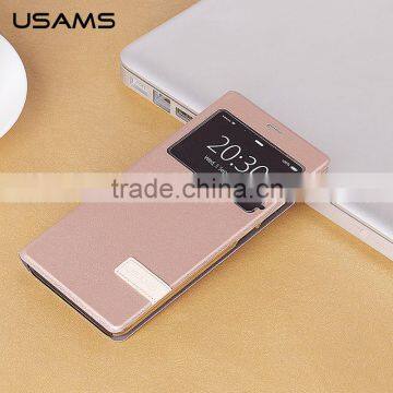 USAMS MUGE Series For XIAOMI 5 Flip PU Leather With Window Back Cover Case MT-5313 photo-5