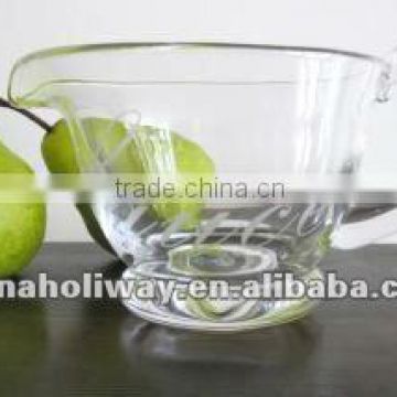 Glass Sauce Bowl With Decal