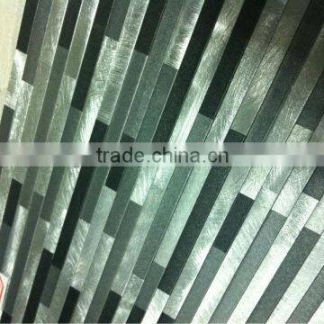 300x300 square edge aluminium mosaic 12'' x12'' aluminium mosaic(MT06)