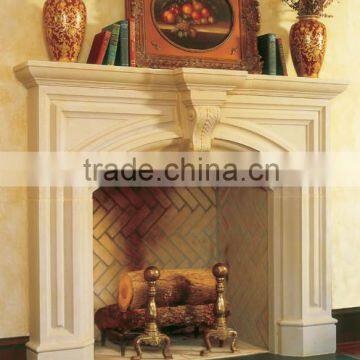 Traditional fake fireplace