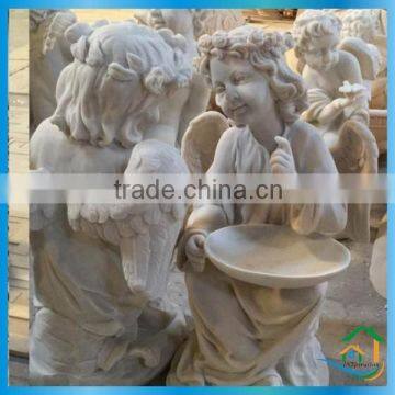 Sitting angel garden statuary