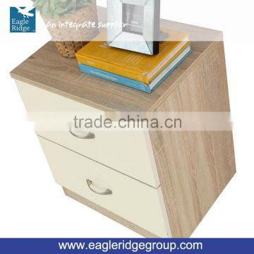 Kanya 2 Drawer Bedside Cabinet made in China