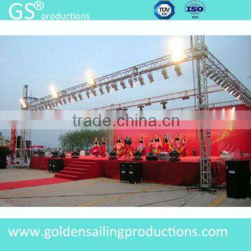 Used stage truss system, alumium truss lifting system for outdoor events party