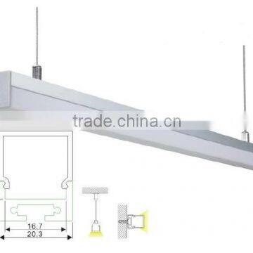 aluminium extrusion profiles ceiling lamp