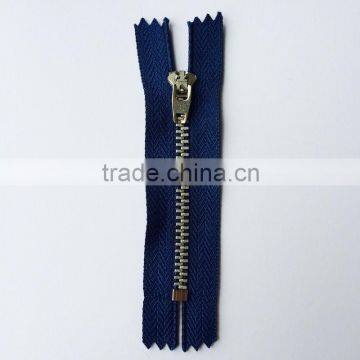 4# YG nickel brass teeth closed end