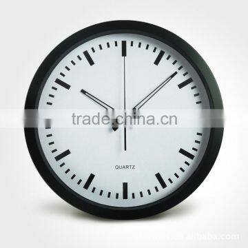 Black plastic wall clock factory