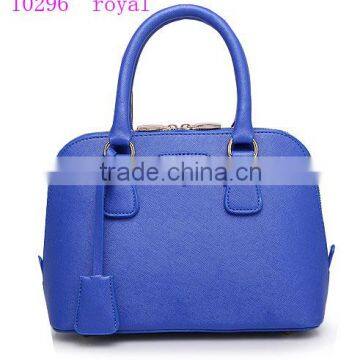 10296 royal blue popular ladies handbag, fashion wholesale women's leather handbag