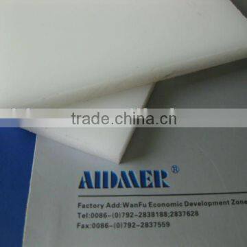 100% Virgin white hard Plastic PVDF sheet