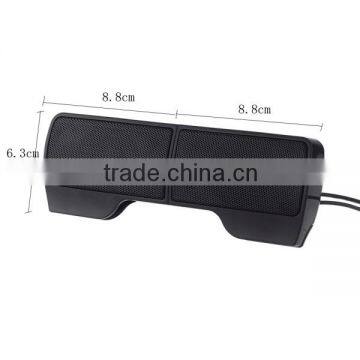USB Laptop PC Speaker 2.1 With Clip photo-2