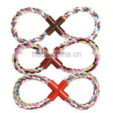 Pet Puppy Rope Dog Cotton Chews Toy Play knot Fetch Toy