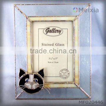 MF020446 tiffany style stained glass photoframe