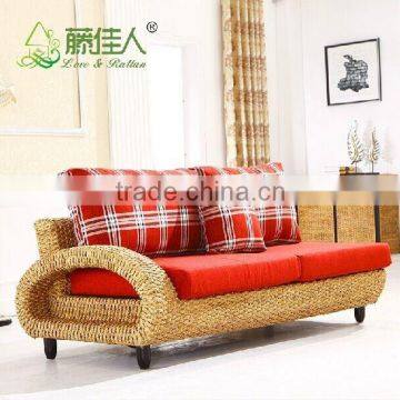 Modern Interior Wicker Handicraft Hand Woven Living Room Sofa Couch Set Natural Rattan Indoor Furniture Quality Choice photo-5