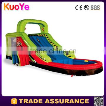 durable inflatable water slide with pool for kids