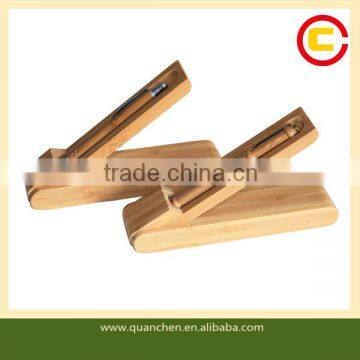 Personalized Single Portable Bamboo Pen Holders