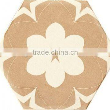 most popular flower hexagon ceramic tile