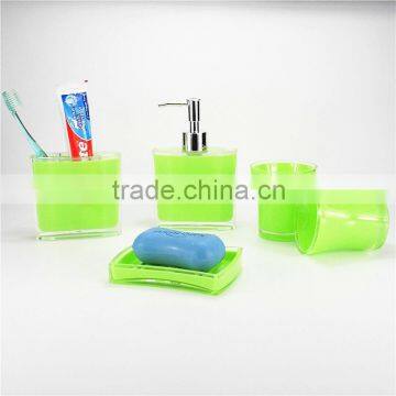 clean blue Acrylic bathroom sets