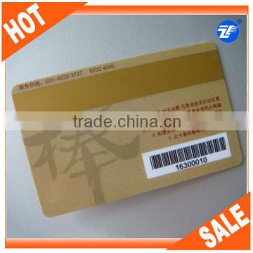 Cheap plastic barcode membership card