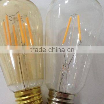 Vintage Edison 120V E26 Led Filament Bulbs Dimmable Full Glass ETL ST64 Led Filament Bulb Lights Lamp Energy Saving 2700K for US photo-4