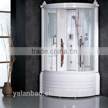 Steam shower room with 8 whirlpool jets