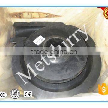 rubber and high chrome alloy slurry pump cover plate liner