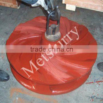 Standard 5 vane closed impeller for slurry pump