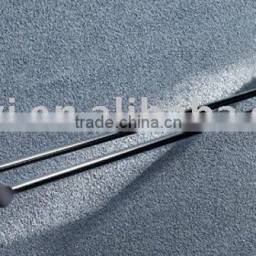 brass double bathroom towel bar
