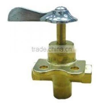 1/4" NPT, 3-way, Vertical & Horizontal Outlet Fuel Line Valve
