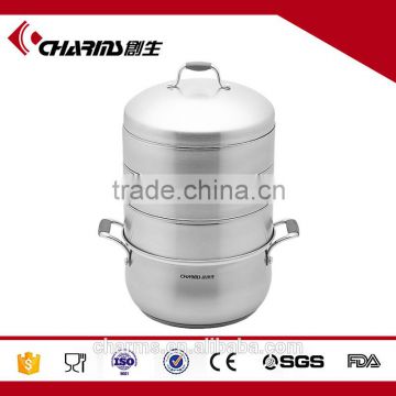 Stainless steel large capacity rice steamer, food display steamer