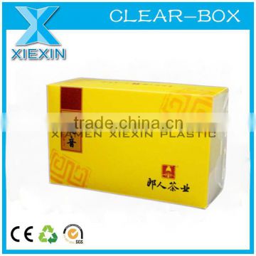 High Quality Embossed Plastic Folding Tea Box