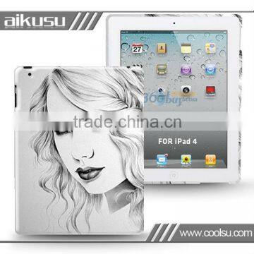 Sketch Beauty Series!! for ipad4 cover case high quality