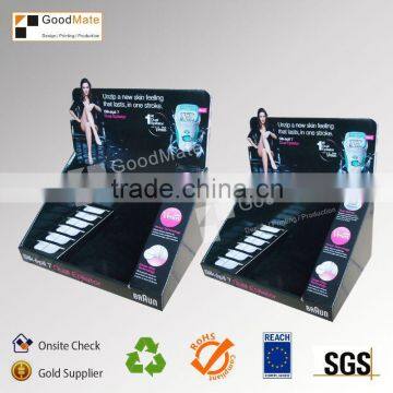 Customized factory cardboard pop up banner stand