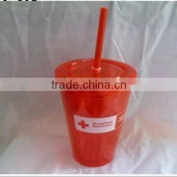 Contemporary customized ps plastic beer cup