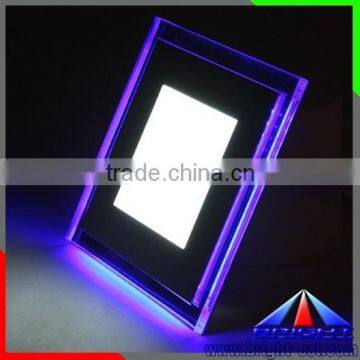 Square double color LED Panel light 130*130mm,dimmale double color led panel light